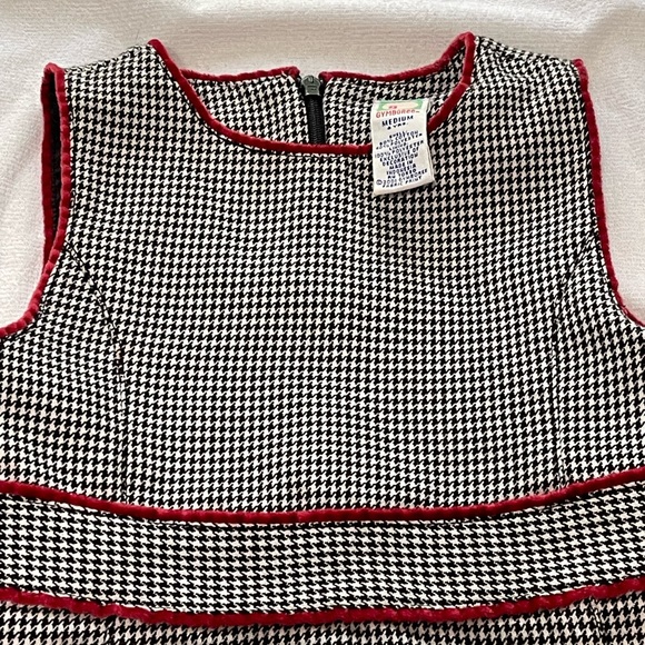 Gymboree A-line houndstooth holiday dress 2001 - Picture 2 of 6